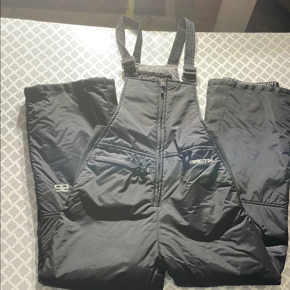 Arctix youth Black Snow Bib Overalls